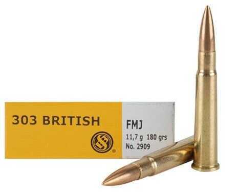 303 British 180 Grain Full Metal Jacket 20 Rounds Sellior & Bellot Ammunition